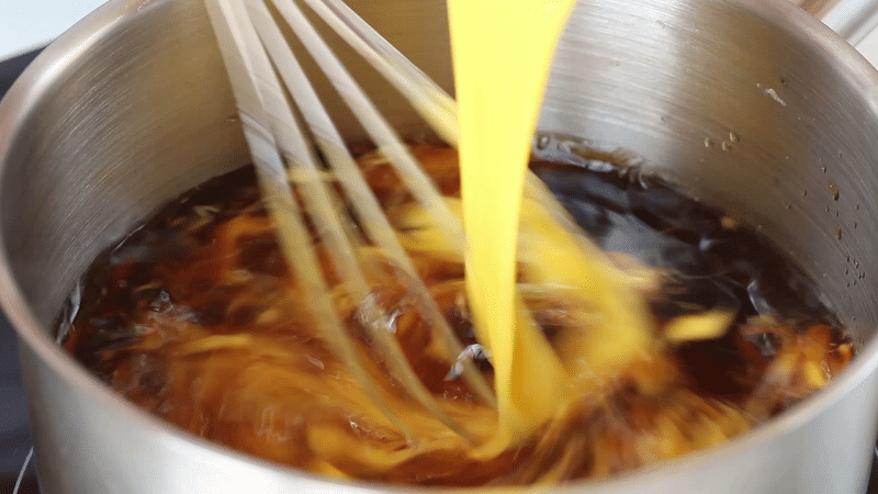 Cottura della crema zabaglione